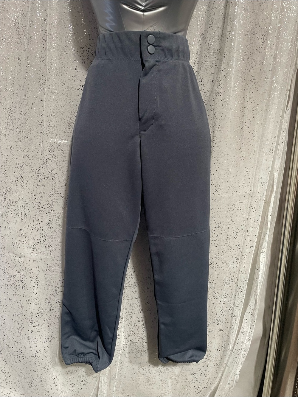 High-Waist Dark Gray Women's Jogger Pants